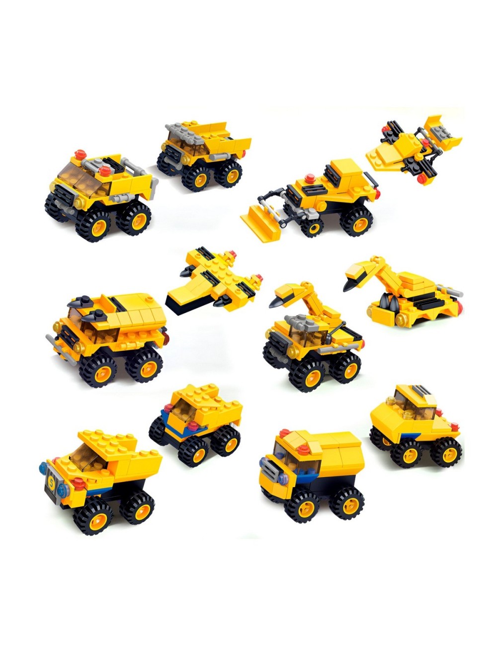 Camiones De Construccion Didactico Armable Armatodo Niños