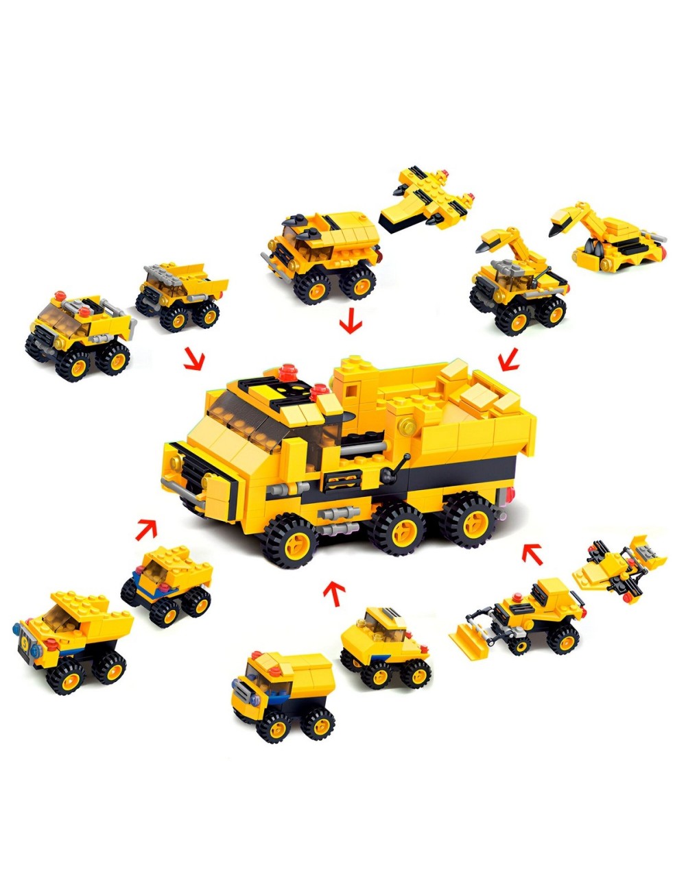 Camiones De Construccion Didactico Armable Armatodo Niños