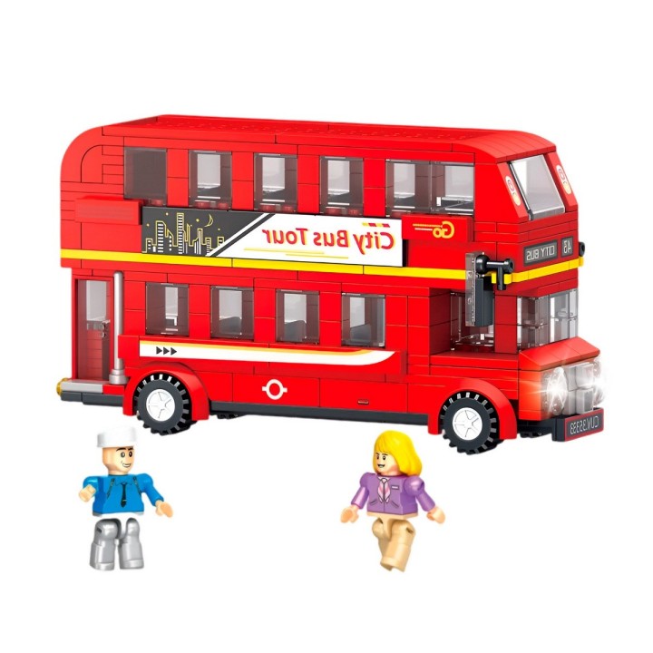 Bus Transporte Tour Ciudad Didactico Armable Armatodo Niños
