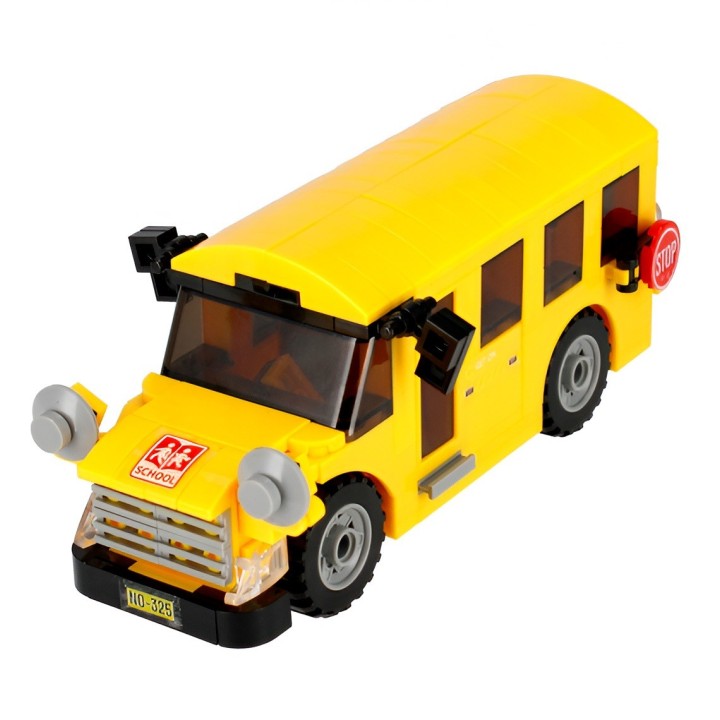 Bus Escolar Con Personajes Didactico Armable Armatodo Niños
