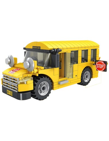 Bus Escolar Con Personajes Didactico Armable Armatodo Niños