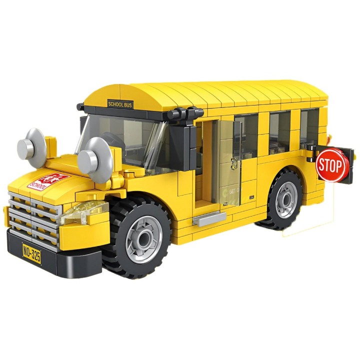 Bus Escolar Con Personajes Didactico Armable Armatodo Niños