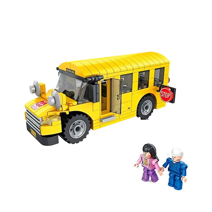 Bus Escolar Con Personajes Didactico Armable Armatodo Niños
