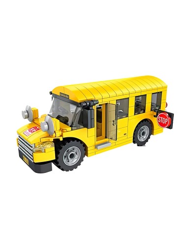 Bus Escolar Con Personajes Didactico Armable Armatodo Niños