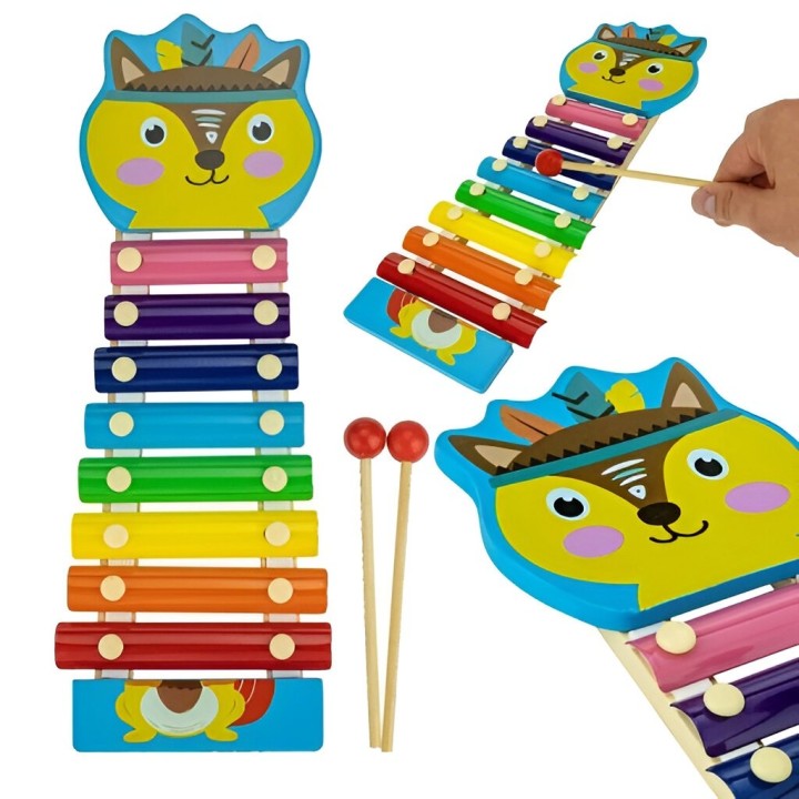Xilófono Marimba Juguete Madera Niños Bebe Musical