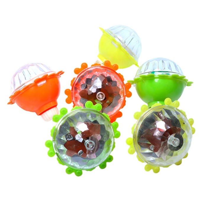 Trompo Luces Movimiento Juguete Interactivo X 3 Unidades