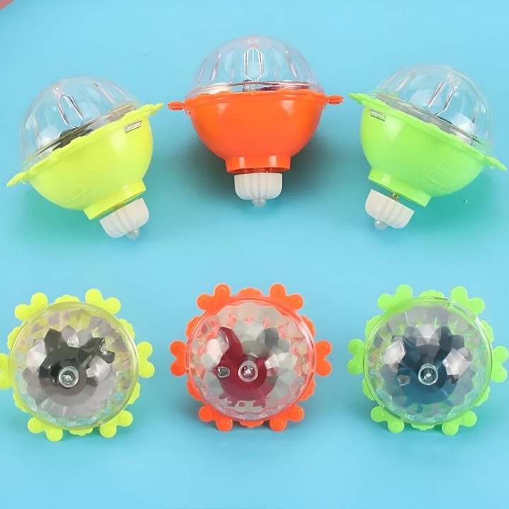 Trompo Luces Movimiento Juguete Interactivo X 3 Unidades