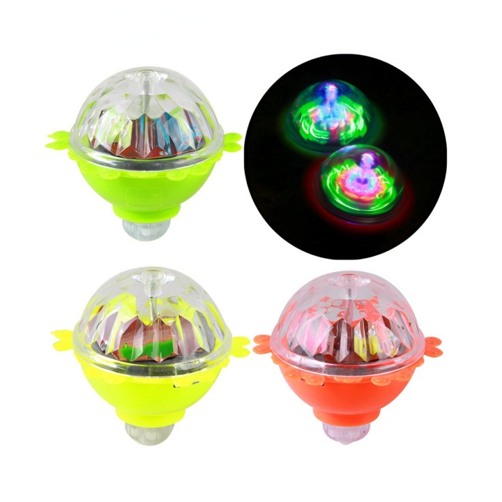 Trompo Luces Movimiento Juguete Interactivo X 3 Unidades