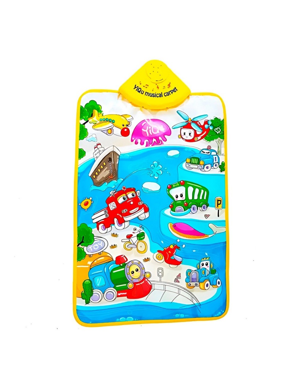 Tapete Musical Vehiculo De Transporte Juguete Didactico Niño
