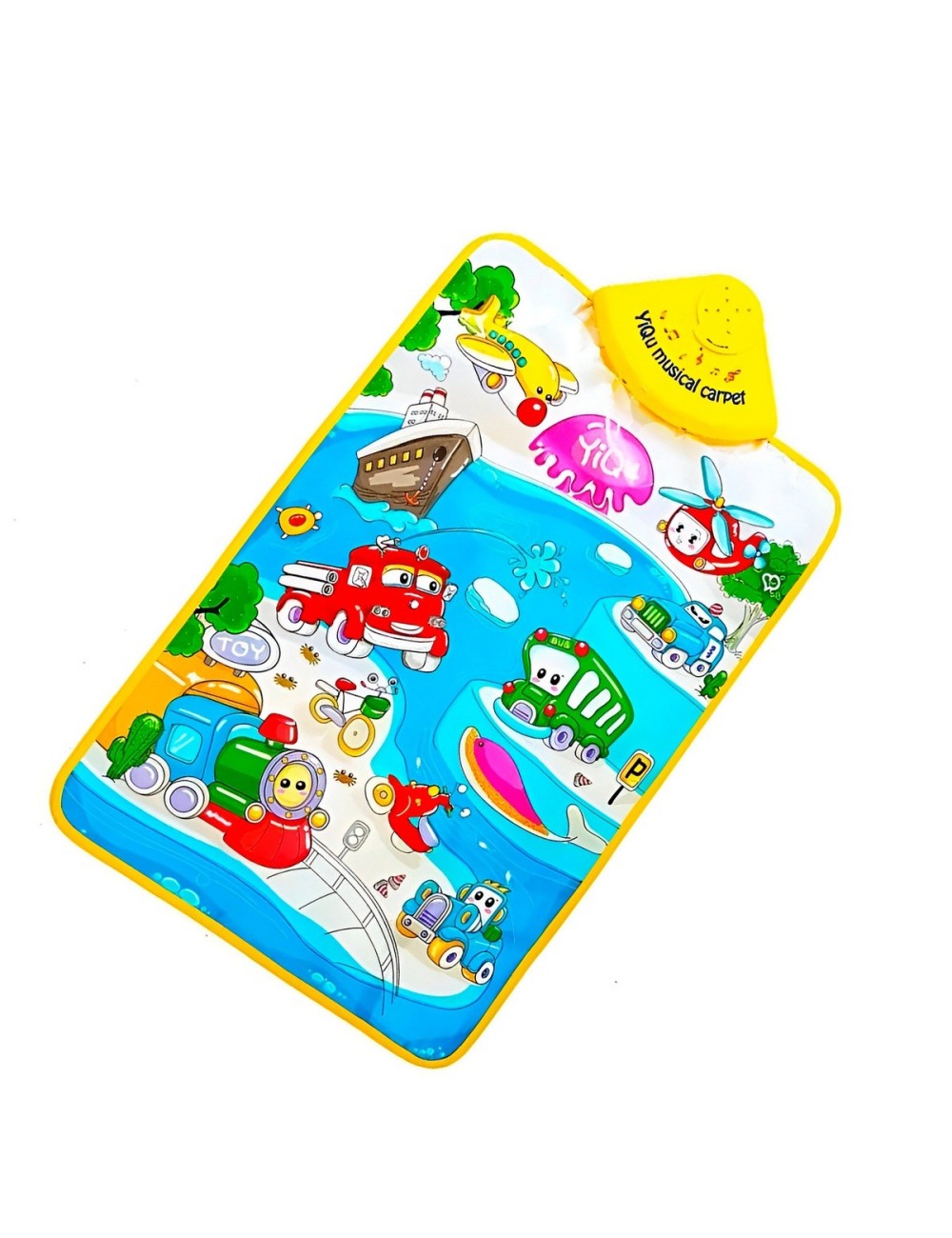 Tapete Musical Vehiculo De Transporte Juguete Didactico Niño