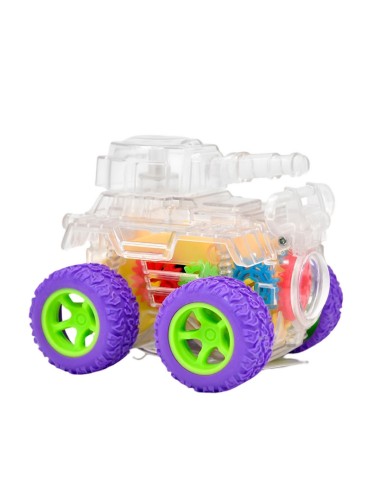 Tanque Militar De Cuerda Juguete Luces Interactivo Niño