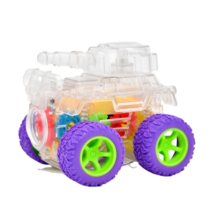 Tanque Militar De Cuerda Juguete Luces Interactivo Niño