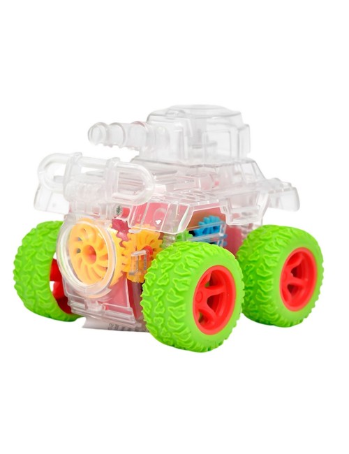 Tanque Militar De Cuerda Juguete Luces Interactivo Niño