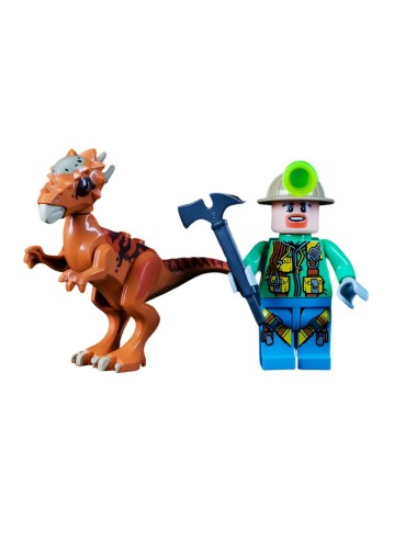 Juguete Personaje Explorador Jurassic Dinosaurio + Accesorio