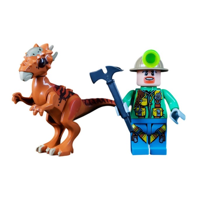 Juguete Personaje Explorador Jurassic Dinosaurio + Accesorio