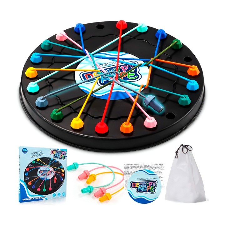 Juego De Mesa Desenreda Nudo Decrypt Rope Agilidad Destreza