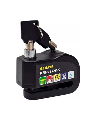 Candado-alarma Freno Disco Seguridad Motocicleta Bici U-know