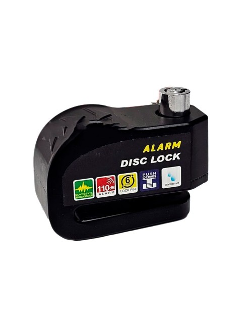 Candado-alarma Freno Disco Seguridad Motocicleta Bici U-know