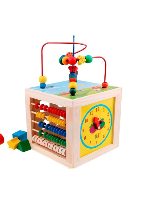Cubo Didactico Encastre Apilable Juguete Enseña Niño Figura