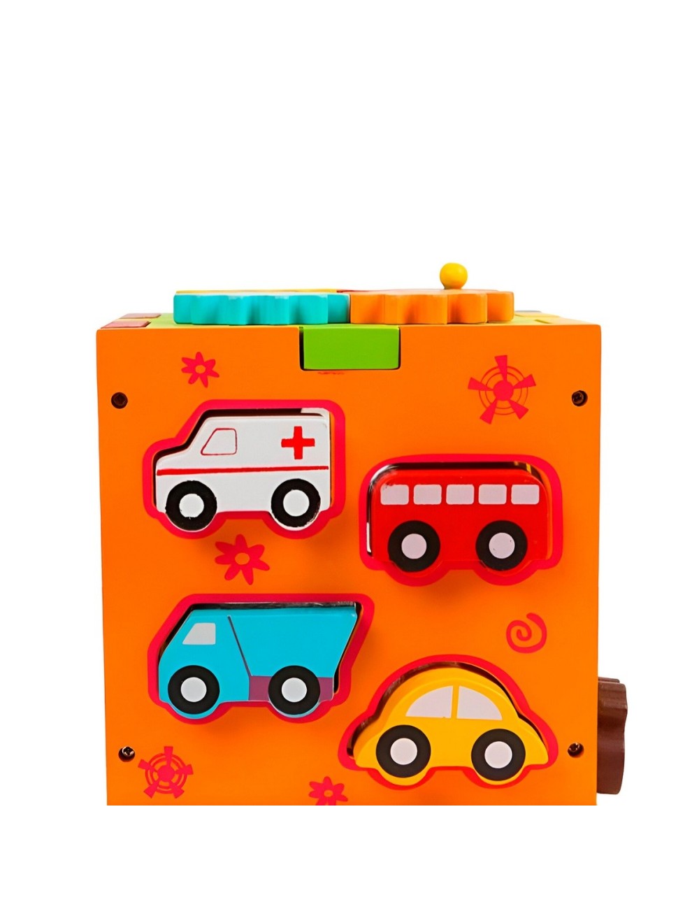 Cubo Didactico Encastre Juguete Enseña Niños Figuras Colores