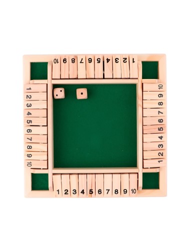 Juego De Mesa Cierra La Caja En Madera Interactivo