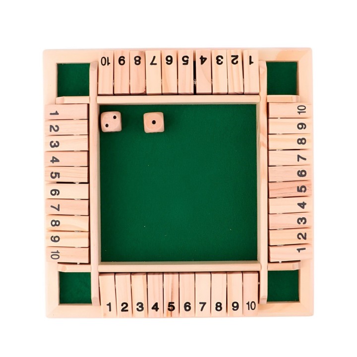 Juego De Mesa Cierra La Caja En Madera Interactivo