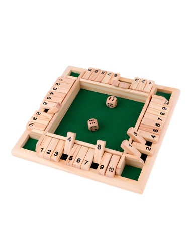 Juego De Mesa Cierra La Caja En Madera Interactivo