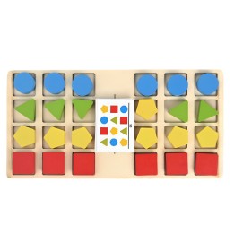 Juego De Mesa Madera Cartas Aprendizaje Patrones Interactivo