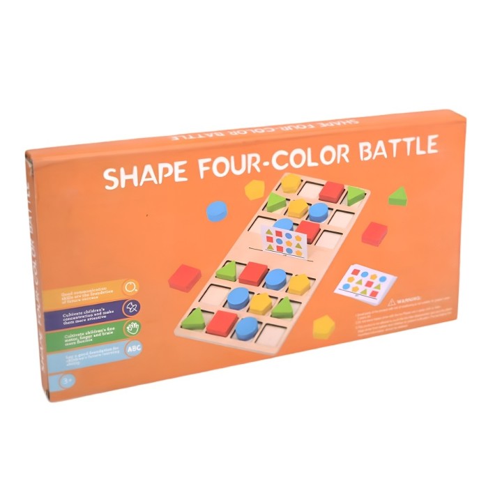 Juego De Mesa Madera Cartas Aprendizaje Patrones Interactivo
