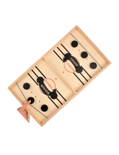 Juego De Mesa Madera Futbol Lanzador Agilidad Y Estrategia