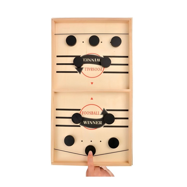 Juego De Mesa Madera Futbol Lanzador Agilidad Y Estrategia