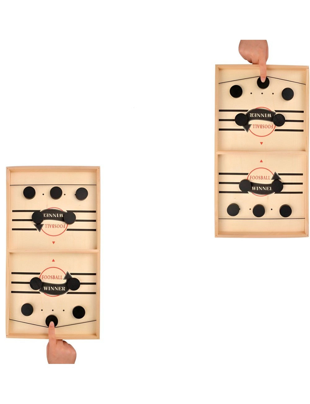 Juego De Mesa Madera Futbol Lanzador Agilidad Y Estrategia