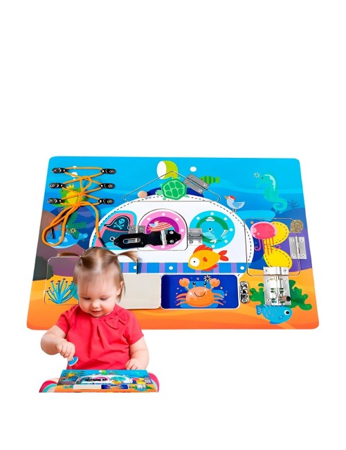 Juego De Mesa Montessori Aprendizaje Animales Marinos
