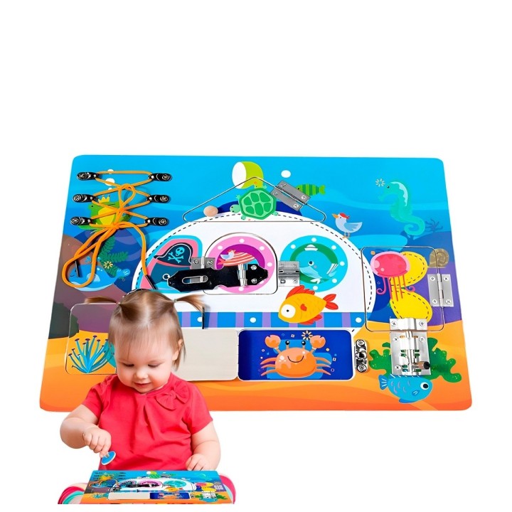 Juego De Mesa Montessori Aprendizaje Animales Marinos