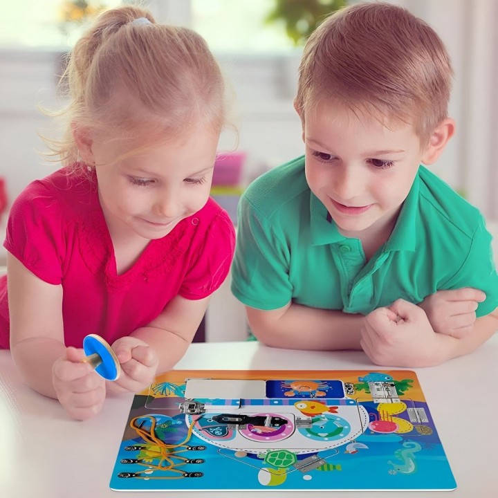 Juego De Mesa Montessori Aprendizaje Animales Marinos