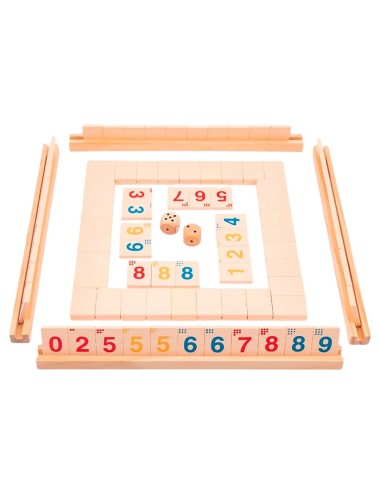 Juego Didactico Aprendizaje Numeros Fichas Cognitiva Niños