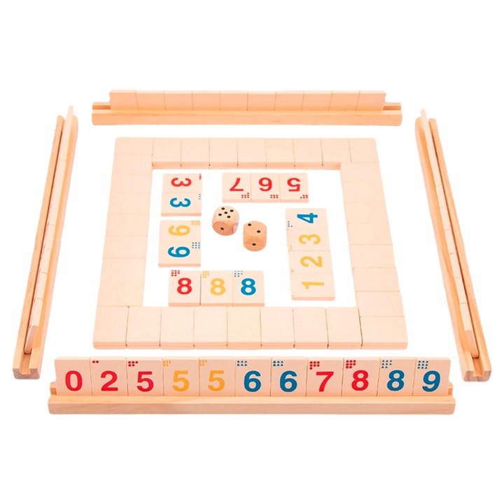Juego Didactico Aprendizaje Numeros Fichas Cognitiva Niños