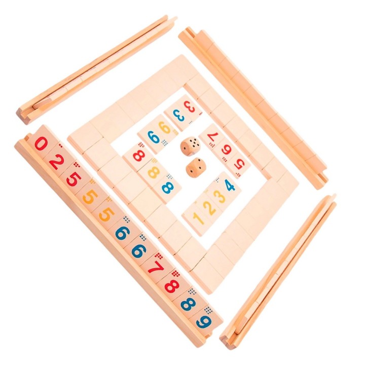 Juego Didactico Aprendizaje Numeros Fichas Cognitiva Niños
