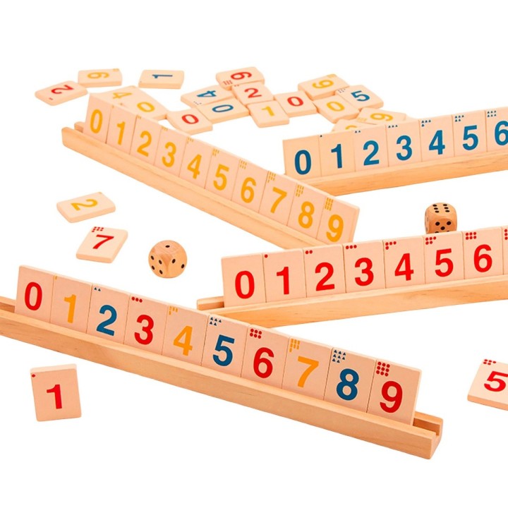 Juego Didactico Aprendizaje Numeros Fichas Cognitiva Niños