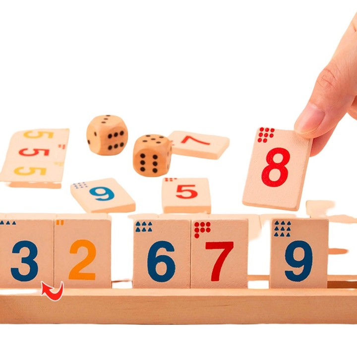 Juego Didactico Aprendizaje Numeros Fichas Cognitiva Niños