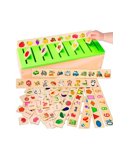 Juego Didactico Clafisicador De Figuras Interactivo Niños