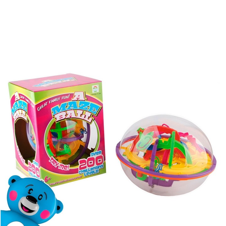 Juego Laberinto 3d Pelota Didactica Aprendizaje Juguete