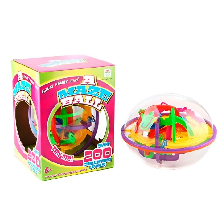 Juego Laberinto 3d Pelota Didactica Aprendizaje Juguete