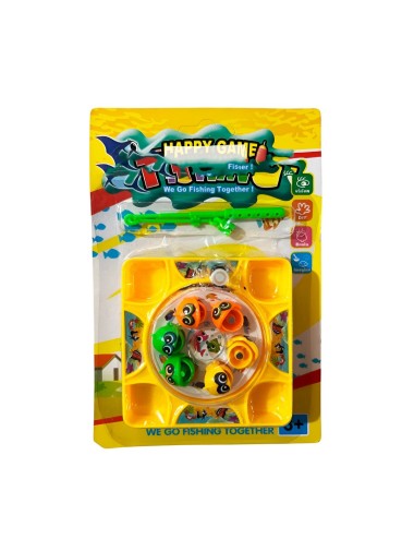 Juego De Pesca Iman Juguete Giratorio Infantil Cuadrado