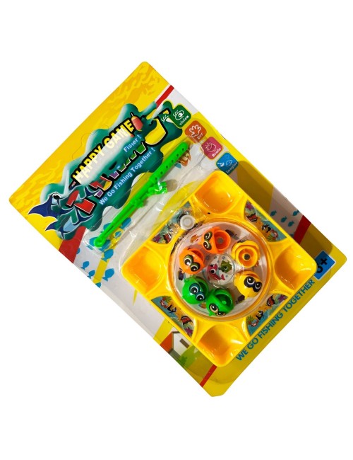 Juego De Pesca Iman Juguete Giratorio Infantil Cuadrado