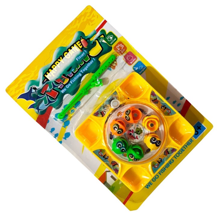 Juego De Pesca Iman Juguete Giratorio Infantil Cuadrado