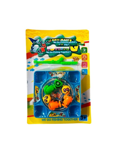 Juego De Pesca Iman Juguete Giratorio Infantil Cuadrado