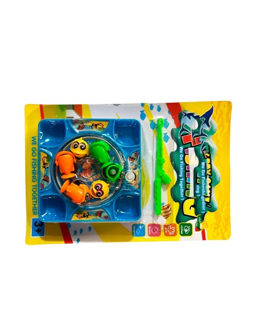 Juego De Pesca Iman Juguete Giratorio Infantil Cuadrado
