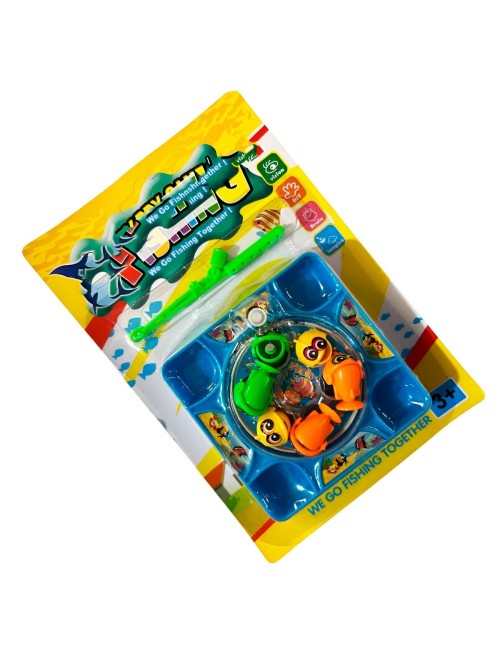 Juego De Pesca Iman Juguete Giratorio Infantil Cuadrado