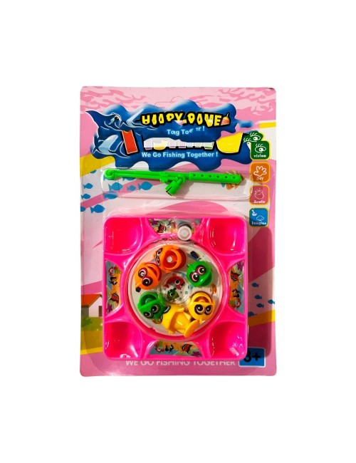 Juego De Pesca Iman Juguete Giratorio Infantil Cuadrado